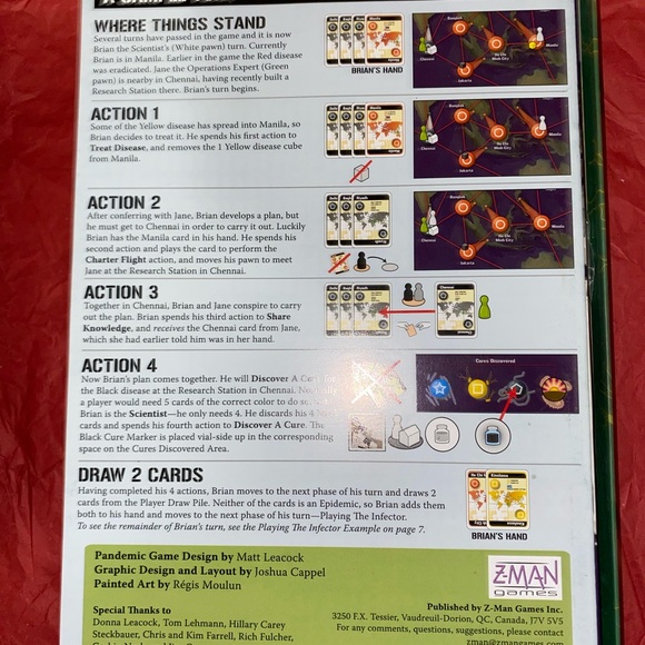 Pandemic Board Game by Z-Man Games new never used - Picture 14 of 16